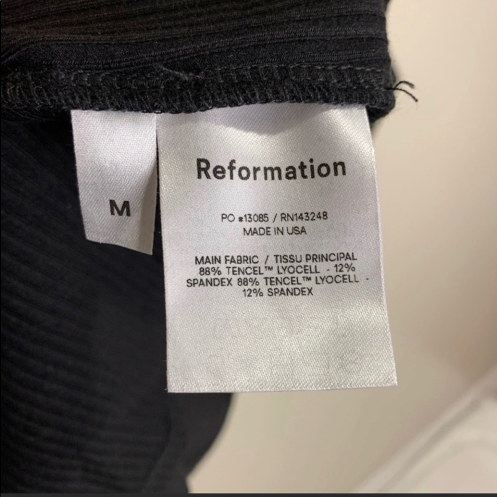 Reformation Paulina Ribbed Mini Medium - Picture 4 of 5